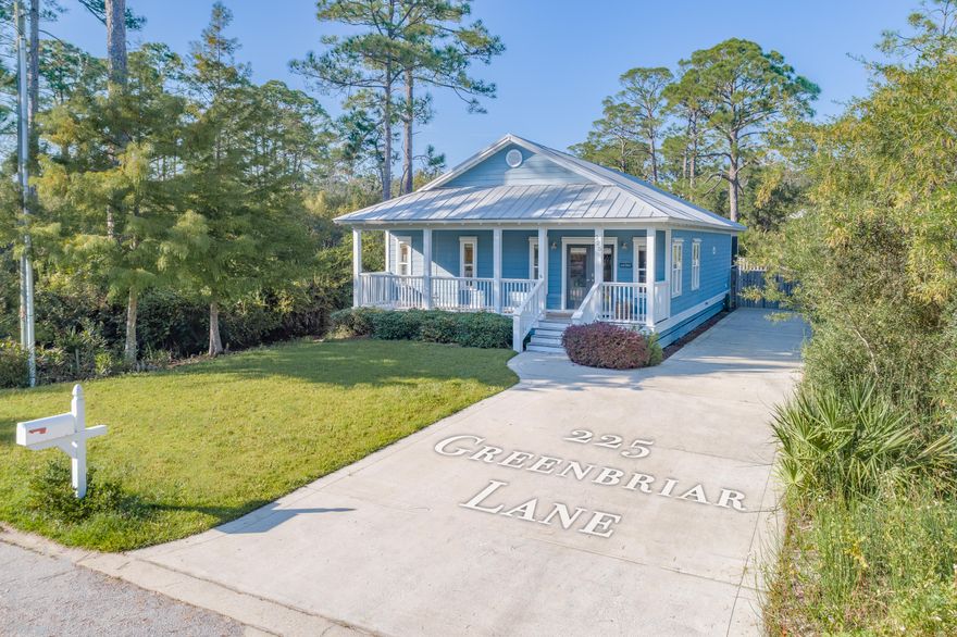 BACK ON MARKET! Buyer Financing fell through. Great opportunity to own a home only a few miles to the world's most beautiful white sandy beaches while escaping the busy life of 30A! This well maintained home has a recently updated kitchen and bathrooms. Solid Oak flooring throughout the living, kitchen, and dining areas, plus the master bedroom. Additional bedrooms are carpeted. The neighborhood offers a boat ramp and county owned dock to access McQuage Bayou, which flows out to the bay for boating, paddle-boarding or kayaking. This home is a must see!