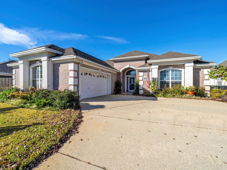 JUST APPRAISED FOR 530K!! Welcome to this exquisite 4-bedroom, 3-bathroom single-story home located in the prestigious gated community of Bridgeport Colony. This contemporary gem boasts a spacious open living area, perfect for both relaxation and entertaining. The open-style kitchen and nook offer both functionality and style. Tasteful round columns enhance the sophisticated ambiance throughout the home. Each bedroom is generously sized, featuring ample closet and storage space to meet all your needs. The secure, gated community ensures peace of mind, while the addition of a pool with his-and-her bath facilities promises a lifestyle of comfort and relaxation