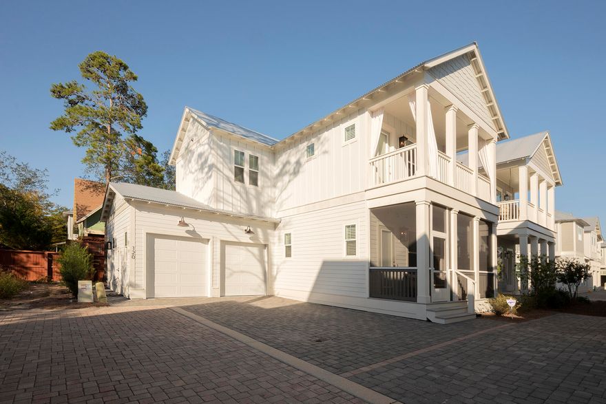 Gorgeous 4BR/4.5BA Home in The Village at Grayton Beach. This fully furnished, 2,188 SF Home is beautifully designed with two porches to enjoy the outdoors and only steps to the large zero-entry community pool and short stroll or bike to the beach. Other features included 2 master bedrooms, a 2-car garage, & an open living floor plan. Other amenities include quartz countertops, maple wood shaker style cabinets, soft-close doors & drawers, wainscotting accents,  & a Golf Cart. Rental Ready or Ready for You! Don't miss this amazing opportunity. The Village at Grayton Beach community is centrally located just minutes to all the shopping ,dining and entertainment that  30A has to offer. And, let's not forget the natural beauty of Grayton Beach and 30A.
