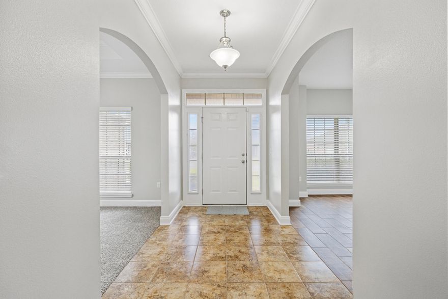 MOTIVATED SELLER! OFFERING up to $5,000 in closing costs with acceptable offer. NO HOA! This beautiful well maintained  3-bed, 2-bath plus flex room home in North Crestview comes with an additional flex/office room and offers a desirable split floor plan. The living space features a charming trey ceiling. The home includes tile flooring in all wet areas, with brand new carpet throughout the rest of the spaces, ensuring comfort and style.The spacious bedrooms offer walk-in closets. The master suite showcases a stunning trey ceiling with crown molding, a large soaking tub, a separate walk-in shower, and a generous walk-in closet.The fully fenced backyard provides space for kids to play and pets to roam. It also features an open patio, perfect for outdoor entertaining or relaxation Conveniently located just minutes from schools, shopping, and restaurants, this home is ideal for those seeking both comfort and accessibility. All appliances, including the washer and dryer, are included in the sale, making this home move-in ready.

Don't miss the opportunity to make this wonderful home yours!