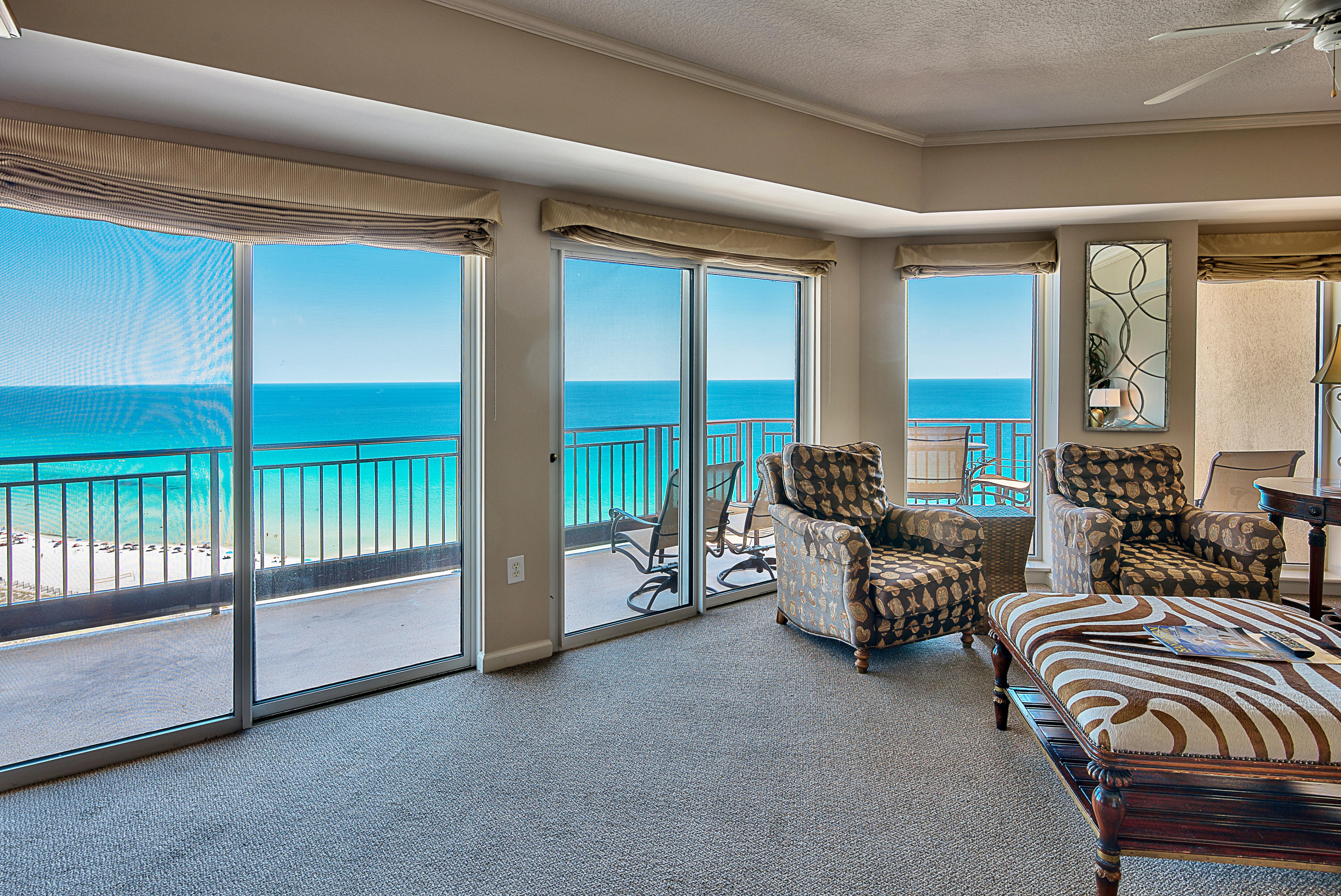 Located on the 18th floor in one of Sandestin's most popular vacation rental buildings, this 3 bedroom, 3 bath Westwinds condo has much to offer with over 1500 sqft of living space. The updated decor and furnishings throughout invite you to relax and take in the incredible beach and gulf front views. This unit also features an oversized balcony,covered parking and owner storage on garage level. Westwinds amenities include a fitness room overlooking the pool area, poolside snack bar and meeting rooms.