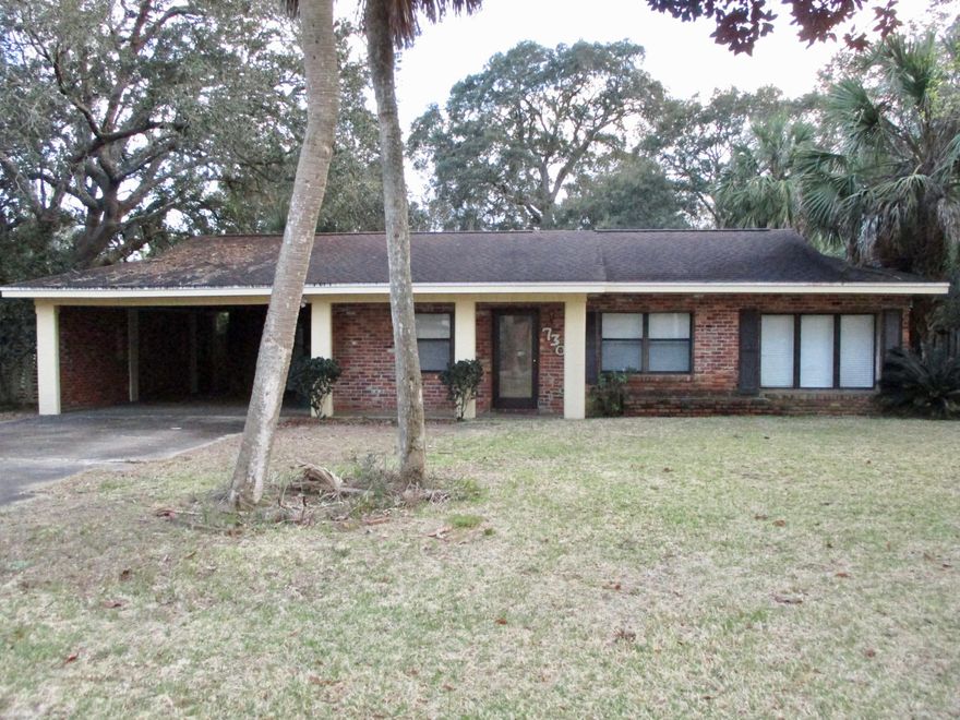 Located just minutes from Eglin this REO home was built in 1960 and comes with brick exterior, fenced back yard and oversized attached carport. Some updating has been done with this home with lots of potential left to the eye of the beholder. Home is just under 1600sf and has 3 bedrooms and 1 and 1/2 bath. Home has tons of potential and for the right person, a fantastic opportunity. Call today for details!