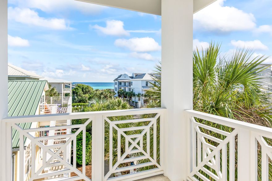 Welcome to 12 Beach Walk Lane, one of the prettiest properties on the South side of 30a! Located between Gulf Place and Blue Mountain Beach, this property is within biking distance to all the fun and action that 30a has to offer! 12 Beach Walk Lane features 4 bedrooms, 4 bathrooms, 2,866 square feet, and is closeby to the white sands and Emerald waters of the beach!  This home has been meticulously maintained and updated, with the roof and the stucco replaced in 2020. After a long day on the beaches at Gulf Place, come home and enjoy a drink on the private balcony on the third floor. Enjoy the gorgeous Gulf views and watch as another beautiful 30a sunset paints the horizon.