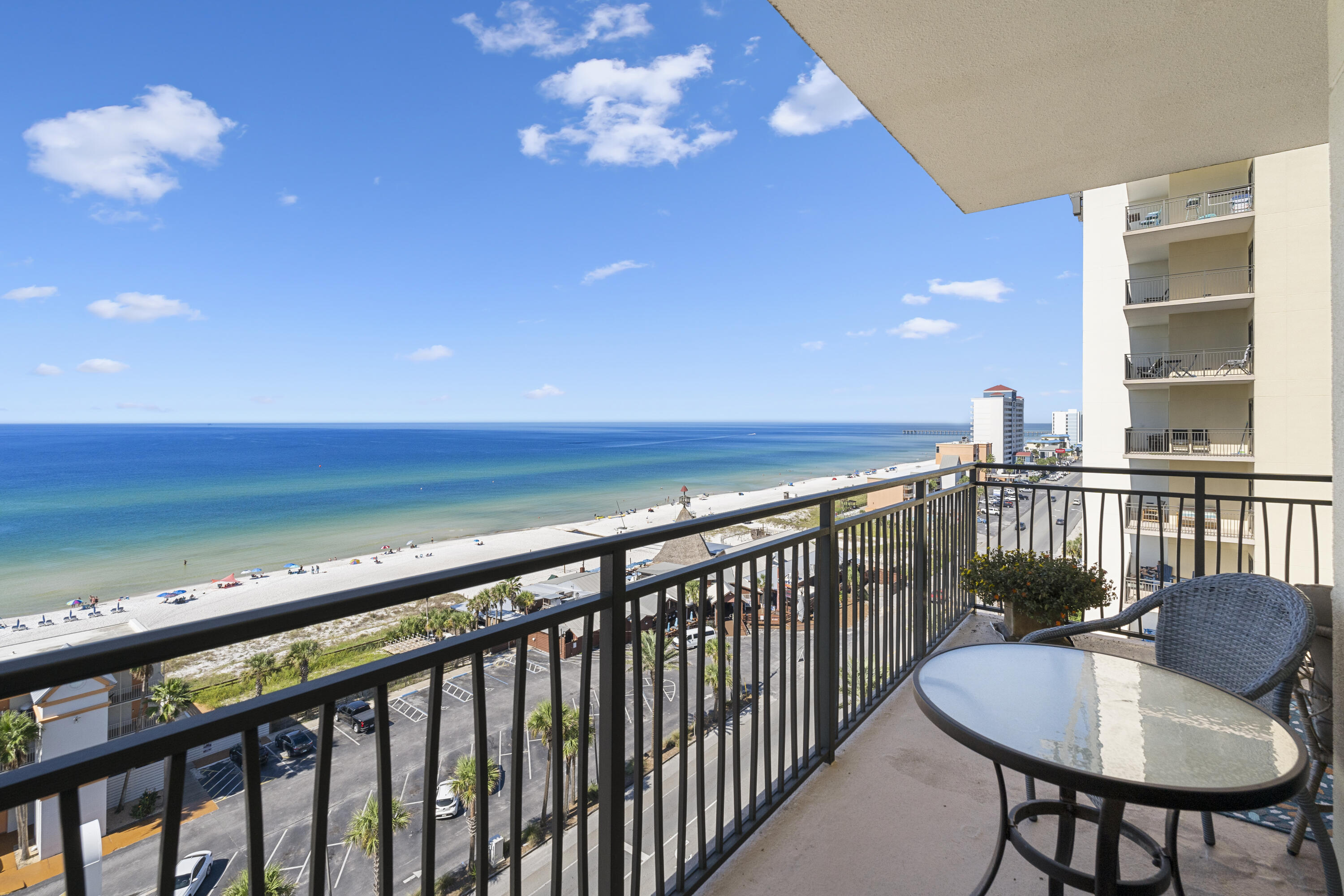 Welcome to the World's Most Beautiful Beaches - Panama City Beach, FL and Origin at Seahaven. Located in the heart of the sights and sounds of PCB, this condo offers the chance to maximize your rental investment. Designed as a rare lockout unit and rental projections approaching $56K annually, you can utilize the flexibility of this 2 bedroom property as a 3-way rental: rent out each side individually, rent out both sides as one, or keep one for yourself and rent out the other. Unit 936/938 is on the east end of the building and adjacent to the elevator - almost like having your own private ride up from the ground floor every time you visit. These units look directly at the Gulf of Mexico and offer sunset views from the wraparound balcony. The larger one bedroom has hard wood floors, granite counters, a full-size washer and dryer, with stainless appliances. Plus, in the bedroom, there's a large king bed which enjoys a private, oversized bathroom. The lockout one bedroom studio unit also has a king bed and private bathroom along with floor-to-ceiling windows that overlook the Gulf. And there are so many amenities both for owners and guests to enjoy here at Origin. Like the community heated pool, a dedicated workout center, arcade and movie theatre, and garage parking, along with an on-site rental management company. Plus, it's a simple stroll to Pier Park for shopping and entertainment, and Sharky's Beachfront Restaurant is right across the street. Come experience Origin at Seahaven today and start living your coastal life at the beach.