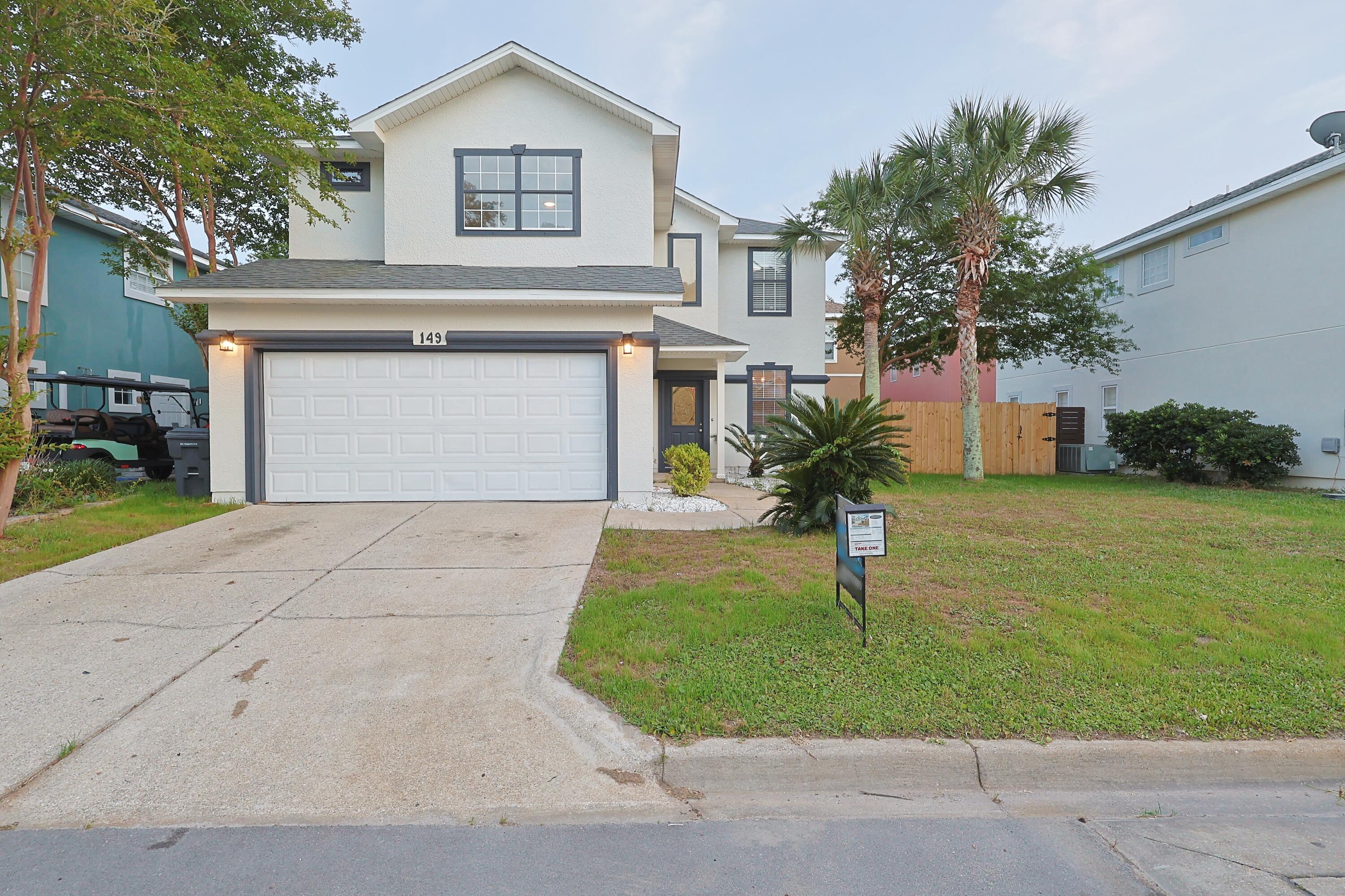 Welcome to your ideal beach retreat! This beautifully updated home is perfectly situated in the heart of Miramar Beach, Florida--just under a mile from the white sands of the Emerald Coast and less than half a mile from a scenic waterfront park and boat launch. Enjoy nearby shopping, dining, and quick access to major roads. The home features fresh exterior paint, a spacious side deck, and two cozy fireplaces--one in the living room and one in the primary bedroom. Inside, you'll find bright living spaces, updated kitchen with new countertops and backsplash, and a flex room perfect for a home office or extra lounge. Schedule your private tour today! Lovingly restored inside and out, with a fresh exterior paint job that enhances curb appeal. A spacious deck on the side of the house offers the perfect spot to relax and enjoy the coastal breeze. Inside, you'll find a bright and airy living space on the first floor, complete with convenient access to the laundry area. The kitchen has been beautifully updated with new countertops and a modern backsplash. One of the two fireplaces is nestled in the Livingroom corner for amazing ambiance.
Upstairs, the second floor features all the bedrooms, along with a versatile flex room that can serve as a home office or additional living space. The main bedroom is home to the second fireplace to keep you warm and cozy throughout the year. This home truly offers the best of both comfort and location, don't miss out, it won't last long! Schedule your private showing today!
Buyer to verify all measurements and pertinent information.