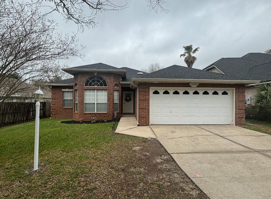 Avaliable May 15th!! Pets with owner consideration. Beautiful all brick home with spacious floor plan featuring 3BR plus Office. Great room area has gas fireplace and easy access to covered back porch. Kitchen opens up to great room making entertaining effortless. Formal dining area with high ceilings, chair rail & bay window providing lots of natural light.Convenient to Hurlburt Field, Eglin Air Force Base, hospital, shopping, schools and entertainment. Tenant to verify all data, please contact Sound Choice Real Estate at 850-389-8533 for more information. Carpet cleaning and cleaning fee charged if applicable.