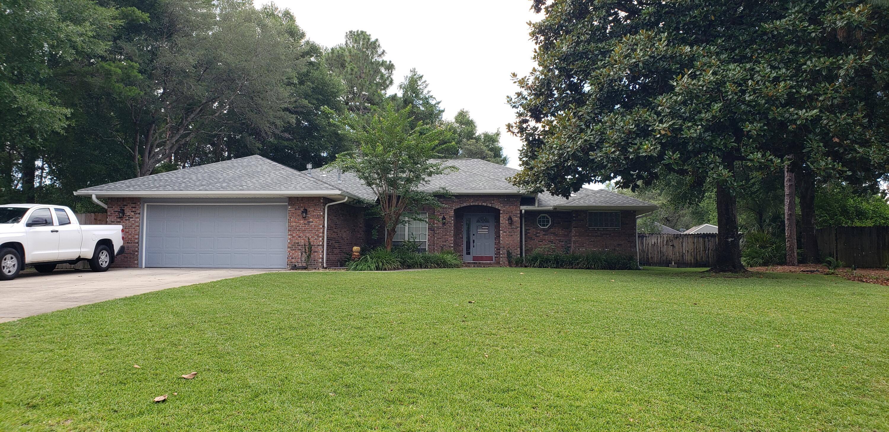 Highly sought after Rocky Bayou home on .45 acre lot. In-ground gunite pool compliments this beautiful home. Home features split bedroom floor plan, gas fireplace in Family room, Hardwood floors throughout with tile in Kitchen & baths. Kitchen is complimented with custom wood cabinets, granite counter tops, gas stove and microwave new in 2016, granite top island, walk-in pantry, and built in desk. The 26x14 Master suite has 2 walk-in closets and an office area. Master Bath appointed with separate shower, double vanities and whirlpool tub. New roof November 2020, New garage door 2016, custom cabinetry in Laundry rm 2018, New 10x14 Shed 2016, New pool pump 1 month old, and a 12x 29 Screened Porch. All dimensions & measurements deemed to be correct, buyer to verify.