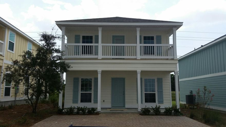 Welcome to Mosaic Oaks! Come see our beach cottage community within minutes to shopping and dining of Rosemary, Seacrest, and Alys Beach! Spend the day soaking in the Florida sunshine while enjoying boating, fishing, paddle boarding, and more. The Darby is a 3 bedroom 2.5 bath two story floor plan with a beautiful FULL 2nd floor balcony. Home Features great standard features such GE appliances, island in kitchen for entertaining, Home warranties, irrigation system, built-in pest control, and much more. This Brand new home is currently under construction and awaiting its very FIRST homeowner. Don't miss this Great opportunity to live minutes to the Gulf of Mexico!