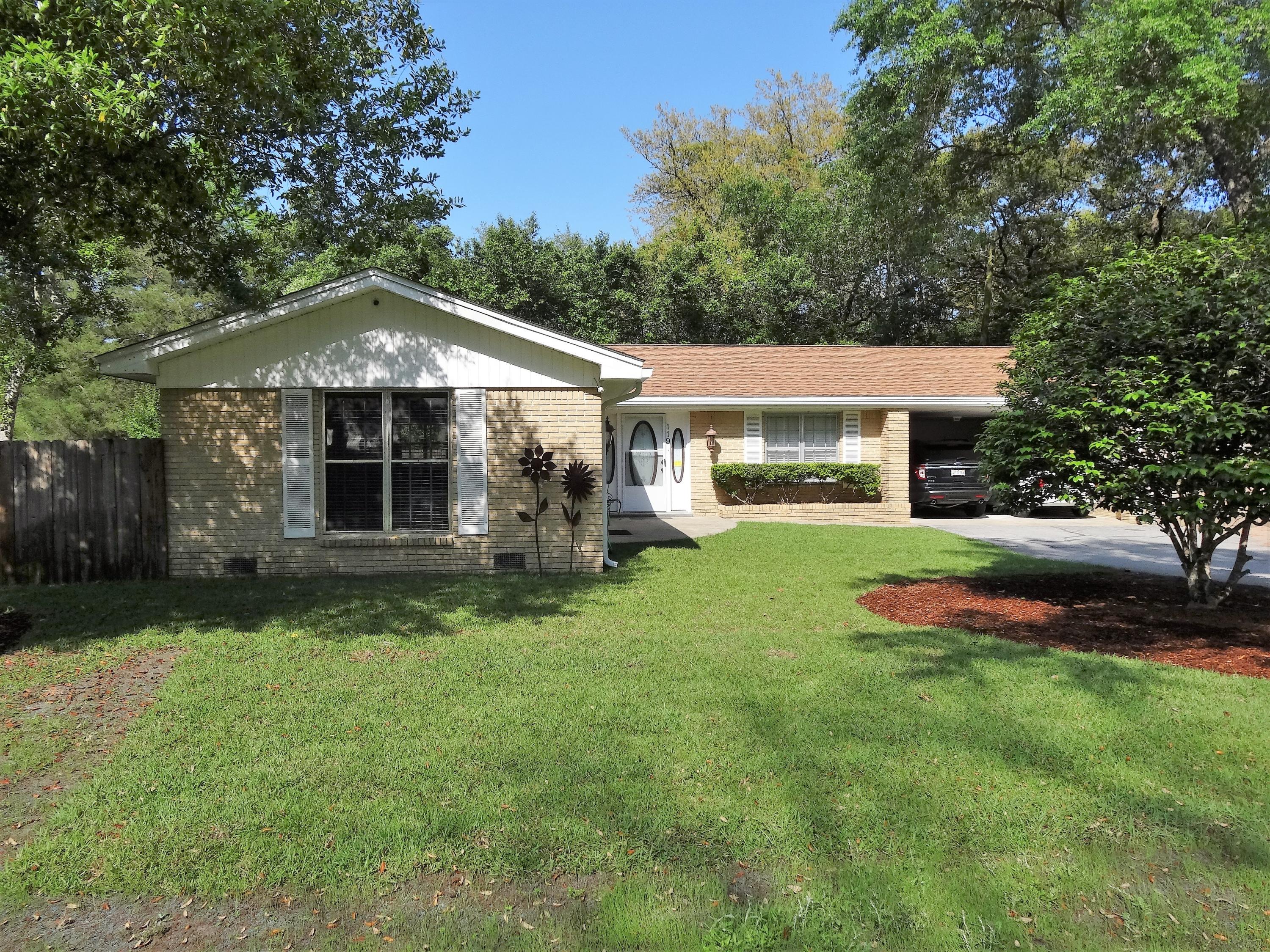 Quaint, renovated cottage in quiet location within 2 blocks of Tom's Bayou. Enjoy the waterfront drive home or walk along water's edge and be greeted by a comfortable, very nicely and thoughtfully renovated, exceptionally well-maintained home. Set back from the street offers a spacious and beautiful lawn. Glimpses of the sparkling waters of the bayou are seen between houses across the street. A bright, sunny space not included in the square footage is wonderfully useful as a multi-purpose room. After taking the old interior down to the studs, the home has all new drywall, has been rewired with copper wiring, newer HVAC and ducting, water heater, new roof in 2012, range and dryer are plumbed for gas. Inside laundry. Property appraiser's sqftg is incorrect due to renovation. Buyer to verify