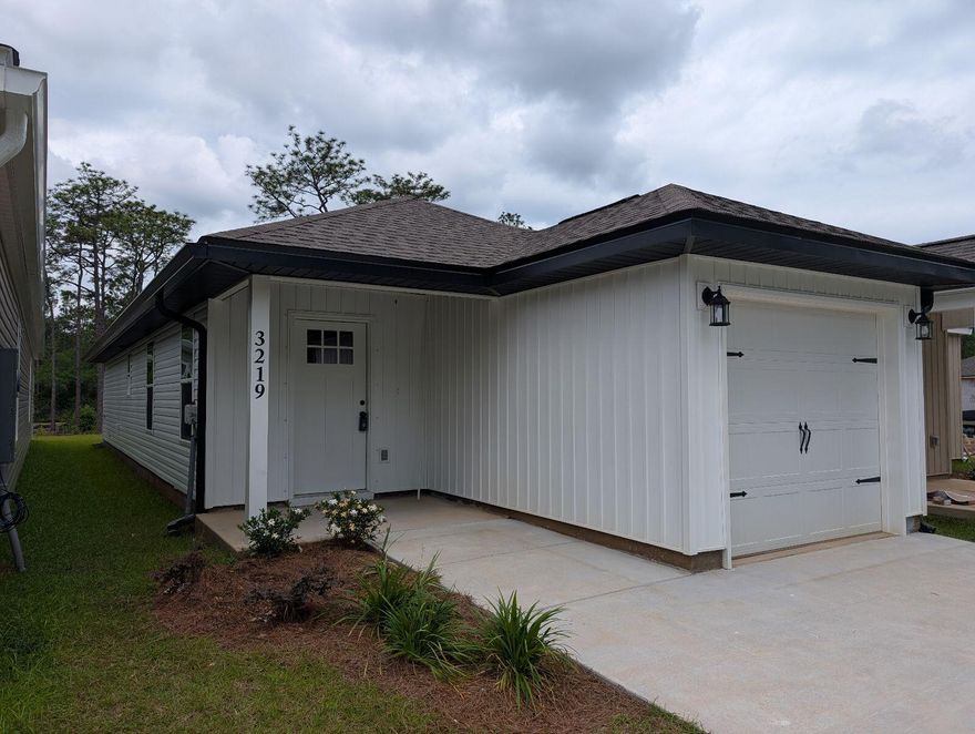 This 3 bedroom, 2 full bathroom, 1 car garage home featuring granite countertops, soft close cabinets, kitchen island, pantry, inside laundry room, walk in closet in the primary bedroom, and more! With underground utilities, newly paved road, No HOA and no rental restrictions.