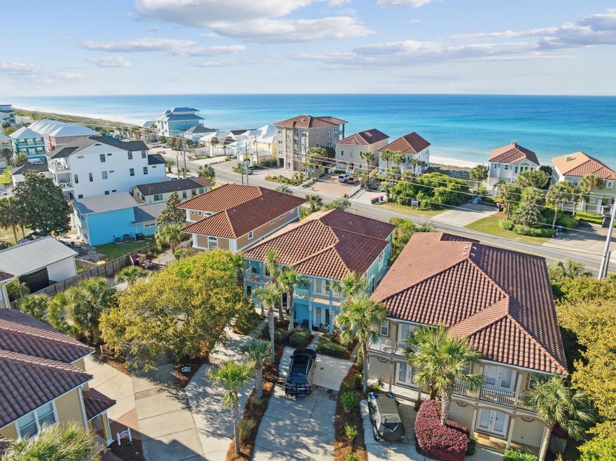 Private Beach Access, Gulf Views & Resort-Style Amenities! Experience an upscale coastal lifestyle in the charming community of La Valencia Beach Resort just seven minutes from 30A. Conveying fully-furnished, this exceptional getaway can be a top-performing investment property with rental projections at $70,000 and cash on cash return projections at 4% annually. This retreat provides an ideal setting for relaxation and family fun. This coastal escape showcases awesome Gulf views & a lovely back patio by the beach. This property presents a wonderful floor plan with two ensuite bedrooms on the first level. And a guest bedroom with a full hallway bathroom on the second floor. Your kitchen, dining and living areas face the water and lovely palm trees. The gated community of La Valencia Beach Resort has amazing amenities & an unbeatable location just a quick drive from 30A/Rosemary Beach. Amenities include a private beach access, a tennis court with pickle-ball lines, 2 community pools, a spa & a fitness center. From the spacious back patio, you can easily reach the beach access & all of the fabulous amenities. The gulf-front community pool has unbelievable views of the Emerald Coast as well as restrooms & golf cart parking for added convenience. Beautifully designed, this property features a large driveway and plenty of outdoor space. Upon walking the grounds of La Valencia Beach Resort, you will notice mature oak trees & magnolias. You will find there is ample green space for walking the pets. The community has been designed with a luxurious, private beach resort feel in mind. All owners & guests enjoy this wonderful neighborhood and the premier location. Schedule an in-person or virtual tour today!
