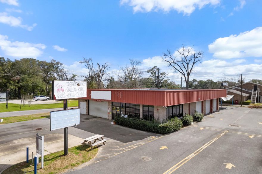 Available for lease or as a build-to-suit. 4,500sf building to be converted to flex space. Centrally located just north of I-10 and the new Tractor Supply and Walmart Neighborhood. AADT is 29,500. Property has building signage and pole sign options. Four (4) total bay doors.