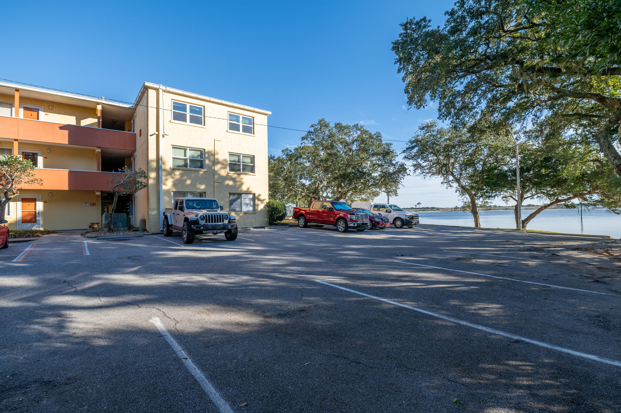 Charming 1st Floor, Ground Level Condo in Mary Esther, FL, Boasting a Tranquil Setting on Santa Rosa Sound.  This 2 Bed, 1 Bath Unit Offers a Cozy Retreat Surrounded by Majestic Oak Trees.  Enjoy the Serene Atmosphere and take a Refreshing Dip in the Community Pool that Overlooks the Santa Rosa Sound.  This Condo comes with an Outdoor Storage Area just off of the Patio, the Master Bedroom has Double Closets and the Laundry Facility is just Steps from the Patio. The Monthly HOA pays Water, Sewer, Trash, Pest Control, and Ground Maintenance.  The Cedars Complex is just Minutes from the Beach, Shopping, Hurlburt Field, and Eglin AFB.   *Short-Term Rentals are Allowed!