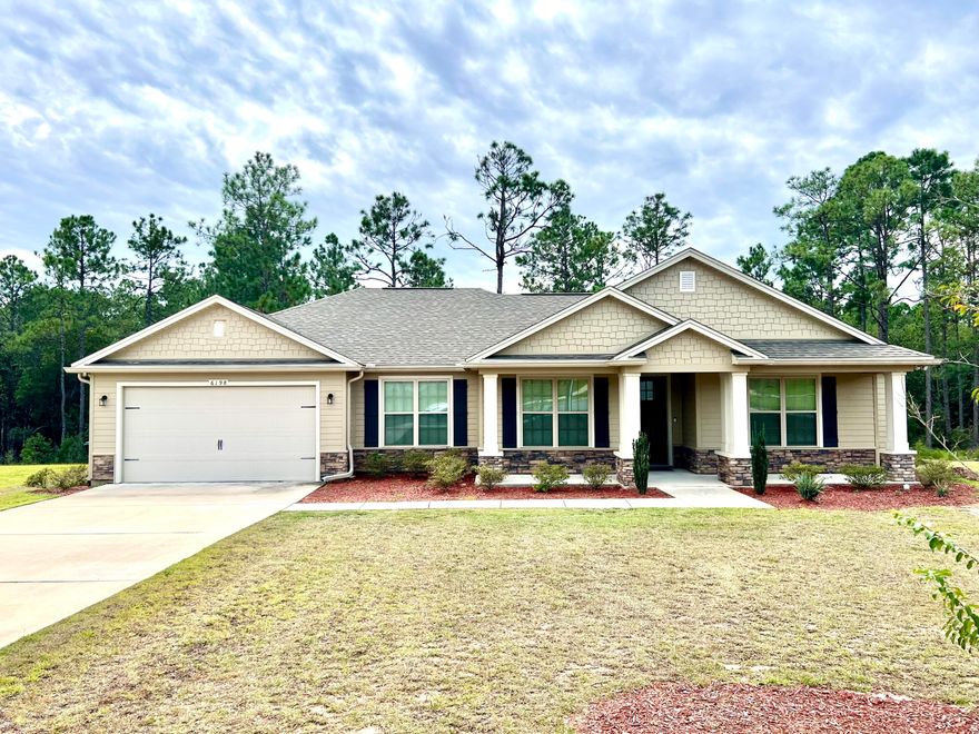 Available 11/1/23! MORE PICS COMING SOON! 4/2.5 Craftsman Style home located in North Crestview! Large front porch to enjoy coffee in the mornings. Open concept Kitchen, Dining and Family room with stone surround Electric fireplace opens up to a lanai on the back porch. Wood/tile combinations throughout the home. Granite counters throughout the house. Utility sink in Laundry Room. The Master suite includes spa sinks, a large walk-in closet, separate shower and garden tub. Bed swing on the back porch to watch wildlife in the backyard. Washer and dryer as-is. Pets are allowed with a $400 non-refundable Pet Fee. No Smoking or vaping inside the home. www.rentgoodlife.com