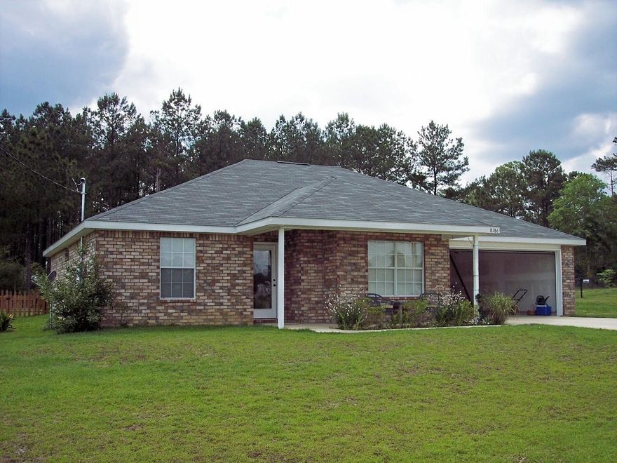 Hunter Creek in Laurel Hill welcomes first time home buyers, military relocations & home buyers looking for peace and tranquility. This home has 3BR/2BA, all brick and is ready for a Buyer TODAY!!! Split floor plan with a eat-in kitchen complete appliance package with a side by side refrigerator, micro hood, washer & dryer. The family room has french doors leading to the backyard, this home sits on .4 of acre. Each bedroom has generous closet space. The backyard has a patio to enjoy grilling and relaxing at the end of the day. Seller will leave all window treatments with this home. The Seller is offering a One-year Old Republic Home Warranty and the square footage and lot size taken from the property ap