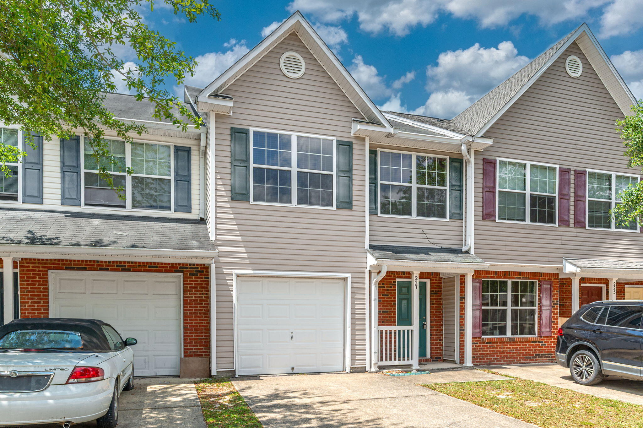 Available now in Rolling Pines! This well-kept townhouse features a 1-car garage, LVP flooring on the main level, and carpet upstairs. The kitchen includes a breakfast bar that opens to the living room and overlooks a spacious backyard with a peaceful nature view. Upstairs offers two guest bedrooms, a full bath, and a large master suite with a walk-in closet and private bath. A convenient half bath is located downstairs, and the laundry closet is upstairs for ease. Centrally located near Lowe's, Walmart, 7th Special Forces Group, Eglin AFB, and the hospital. Credit Check & Background Check would be required- you must have a credit score of 600, monthly household income needs to be 2.5x the rent amount & one year of employment.