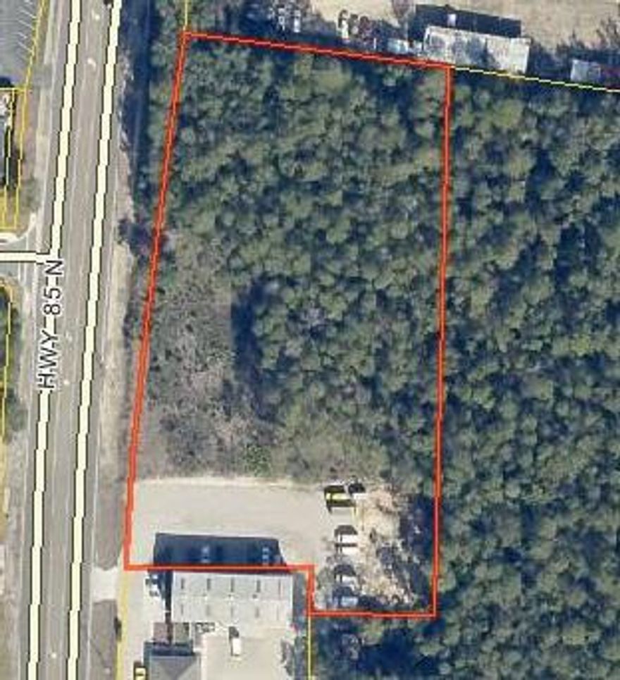 The available acreage will be 2.06 acres and is partially cleared. DOT has granted 2 curb cuts to the parcel that will convey. Seller has engineering for a business park / office warehouse complex. Survey on file.