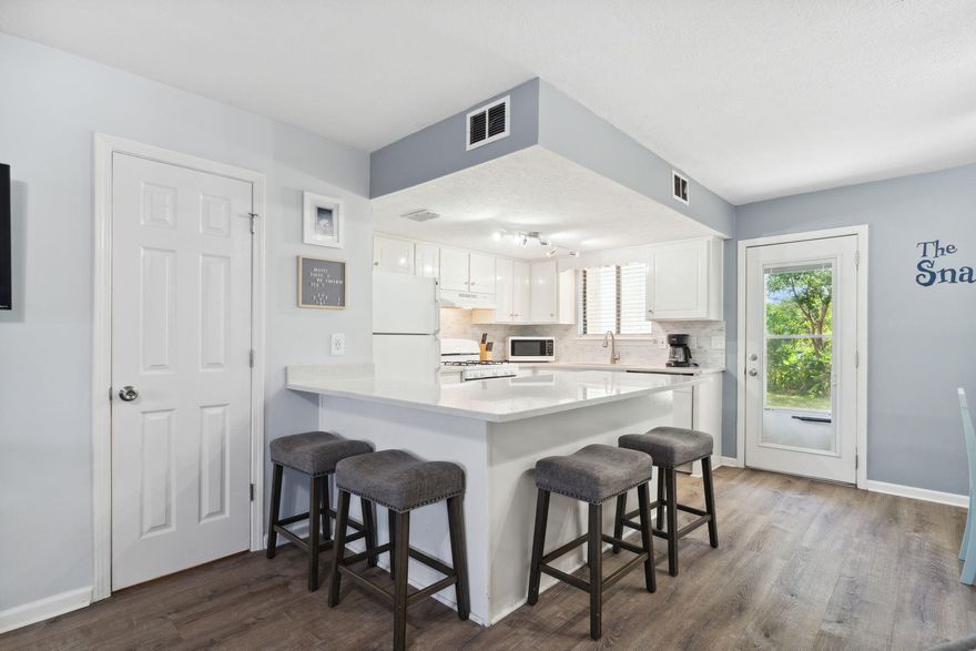 Welcome to your dream townhouse located in a picturesque community that perfectly combines comfort, convenience, and coastal living. This beautifully renovated 2-bedroom, 1.5-bathroom townhouse boasts many updates including quartz countertops, LVP flooring throughout, updated bathrooms, new lighting and shiplap wall accents. Situated within walking distance to the Gulf of Mexico, this residence is one of the closest to the beach in all of Gulf Highlands, allowing you to enjoy the soothing sounds of the ocean whenever you desire. Whether you are seeking a permanent residence or an income-producing short-term rental, this townhouse is move-in/rental ready. To add to the allure, this community offers an array of exceptional amenities.