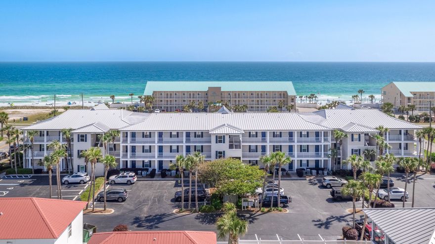 This third-floor unit is located in Grand Caribbean East - a three-story property settled in the quiet and desirable Crystal Beach area of Destin. This upgraded two-bedroom, two-bath unit features wood look vinyl plank flooring, open main living areas, a large private balcony, and beautiful Gulf views. With a large master suite, guest suite, and hallway bunks, there is plenty of room for guests. The kitchen features wood cabinetry, granite countertops, a breakfast bar, and a large pantry closet. Grand Caribbean amenities include well-kept grounds, a pool and hot tub, grilling and picnic area, and large private parking lot. The beaches and beautiful emerald green waters of the Gulf are easily accessed by two dedicated walkways directly across the street. Grand Caribbean East is also within minutes of the many great shopping and restaurants Destin has to offer. A beautiful paradise!