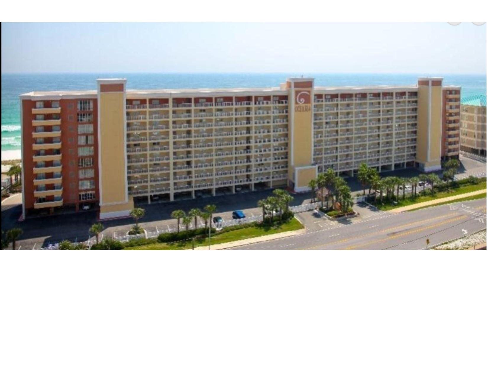 Oceania Condo is one of the nicest on Emerald Coast-71 units, all 3 BR 3 BA, 574' of Gulf front private beach. Over half are non-rental. 60' wall of glass facing beach w/40' balcony. Superior concrete construction. 3 stairwells,3 trash chutes, 4 elevators. Unit is all tiled & furnished beautifully wi/mirrored walls,kitchen-new.cabinet fronts , counters,backsplash,ice machine. Rental ready. Owner does vacation rentals (2013-$66,141; 2014 Jan-Oct$60578).Owners can have pets. new expanded Gulf front fitness center. Fee simple. Bldg painted & resealed 2014; new AC compressor & air handler 2013; new HWH. Hurricane shutters; 2 storage units; 1 covered parking space. handicap beach access. Perfect time to buy. Direct tv, phone, internet in condo fee; Balcony view-click virtual to