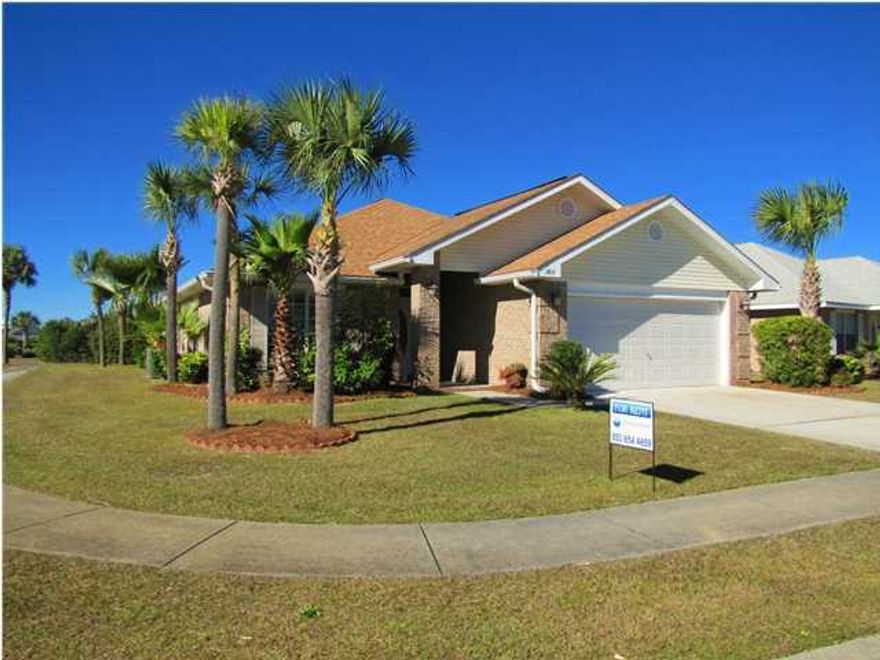 Live at the beach! Walk to the private beach access! Recently updated with new Cabinets, granite, & appliances! 4BR/2BA all brick home in Paradise Retreat. Carpet in the bedrooms and tile in the remainder of the home. Walk to our private beach access! Huge kitchen open to the family room. High ceilings and plant shelves in the kitchen, dining room, and living room. Split bedroom plan with master on opposite side of house. Nice master suite with jetted tub and walk in closet. Use one bedroom as an office at the front of the house. Formal dining room and huge eat in kitchen area. 2 car garage. Corner lot. Convenient to Eglin, Hurlburt, and everywhere in Destin! All measurements to be verified. You'll love living at the beach! Great value under $400k so close to the private beach access!