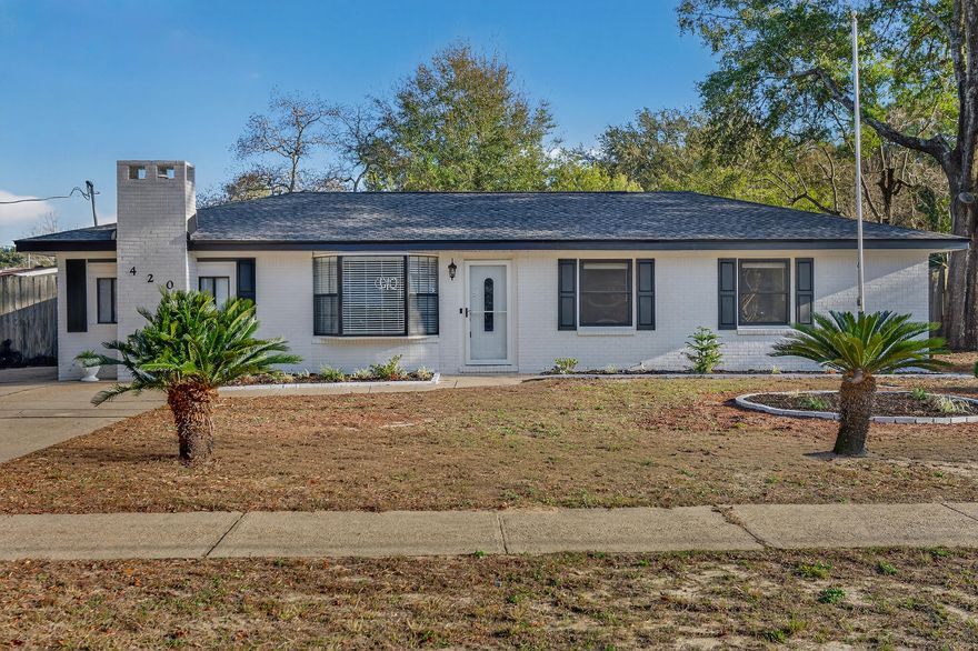 Beautifully renovated and move-in ready, this updated home offers modern finishes and thoughtful upgrades throughout. The property features 4 bedrooms and 2 full bathrooms, all completely refreshed with contemporary design elements. Recent improvements include a new roof (2025), new water heater (2025), HVAC (2020) updated copper wiring throughout, a new electrical panel, and new luxury vinyl plank flooring, with tile in wet areas. The kitchen showcases new white soft-close cabinetry, quartz countertops, stylish backsplash, and brand-new Whirlpool appliances (2025). Bathrooms are equipped with white soft-close vanities topped with quartz, heated anti-fog mirrors, and modern fixtures. Additional updates include new interior and exterior doors, fresh paint inside and out.