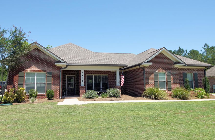 It's so good to be HOME! Just minutes into the quaint city of Baker, you will find this stylish southern charm built home inside the lovely Mill Creek Farms neighborhood. 4 bedrooms, 3 FULL bathrooms and all of the ''fixins'' with 9 ft ceilings, crown molding, granite, stainless steel appliances, farmhouse laminate flooring, custom cabinetry and an open concept with a split bedroom floor plan. A perfect flow for entertaining. Speaking of ENTERTAINMENT, check out THE POOL! You are quick drive to the beach but how about having private access to summertime Florida cannonball fun right outside you back door! This beautiful home sits on OVER HALF ACRE of land, so you have lots of outdoor space well beyond the pool. A must see and wonderful opportunity in Mill Creek Estates!