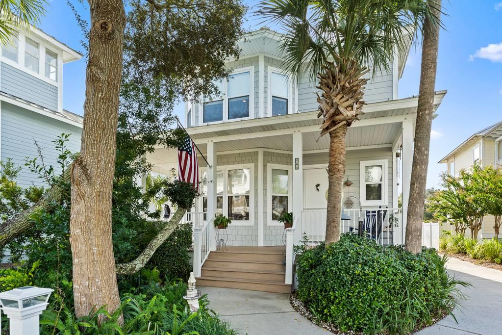 LOCATION!!! 1/2 block to public beach access....270 yards until your toes hit the water. This custom built, one-owner home is 3 BR/2.5 BA & has a detached apartment with 1 BR/1BA, living & kitchen area. This property has never been rented but is a perfect location & lay out to rent separately or together. This house has been given TLC & beautifully maintained. 5'' yellow pine plank hardwood floors, upgraded Kitchen appliances, New washer and dryer, intercom, security system, metal roof, sprinkler system, landscape lighting, hardie plank siding painted in 2018 with Mildew resistant 8-10 year paint, azek decking, screen room overlooking inground, heated pool, outside shower, no flood insurance required, no HOA fees...just to name a few features. It won't last long!