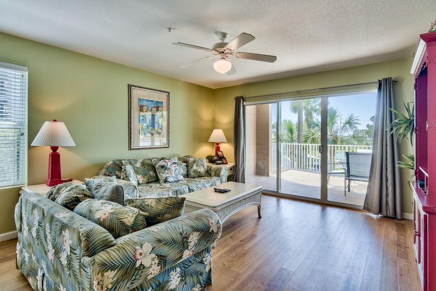 Come see the best value in all of Amalfi Coast Resort while you can! Unit 128 is an End-Unit that offers additional natural lighting the interior units don't convey. At 1,360 square feet, it's one of the most spacious 2 bedroom floor plans in all of Destin- making it a great rental, second home, or primary residence. This unit is sold fully furnished and has a great rental history with conveying bookings for 2019. Just a few of the numerous highlights and updates to the unit include: New AC unit in 2016 with a 10-year warranty, Refrigerator and Stove in 2018, Water Heater and Garbage Disposal in 2017, New LVT Flooring and Paint in 2016, two very spacious bedrooms, a bunk area, open kitchen/living area perfect for entertaining, separate laundry room, and much more! This unit also...