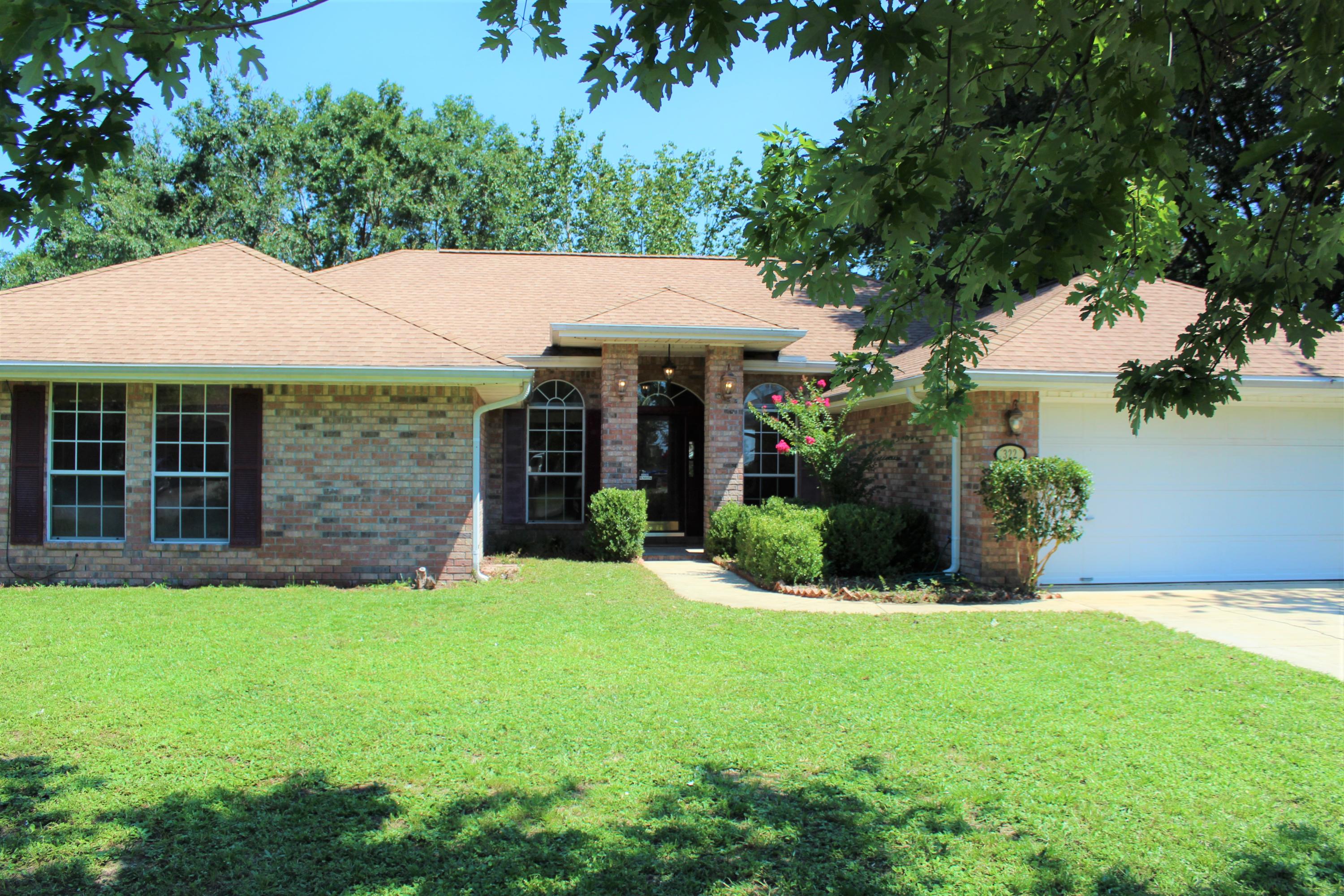 Must see home in well-established Riverchase. Twenty plus minute drive to Niceville, Fort Walton Beach or Destin. Close to Duke Field and Eglin Air Force Base. This home offer plenty of space for everyone. Walk through the front door and you are greeted by an exceptionally large family room that boasts a wood burning or gas fireplace. You also have a dinning room to the right and a sitting room to the left of the entry; these two spaces may be used to fit your needs. The kitchen offers granite counter tops, lots of cabinet space and large kitchen island. From the kitchen you have a laundry room with a pantry that leads to a two-car garage. The master bedroom offers plenty of space for a king-sized bed, an aun-suite with a walk-in closet.