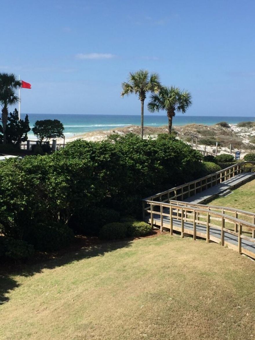 ***Multiple offers, please have best offer in by Wednesday 5 pm CST**NO SHOWINGS**Prime location in the gulf side community of Beachside Villas! Enjoy spectacular southwest views from this 3 BR/2BA, 2nd floor corner condo, just steps away from the beach boardwalk and the Gulf of Mexico. Beachside Villas amenities include 2 tennis courts, 2 swimming pools, shuffleboard courts and a clubhouse for a large group.**** Buyer to verify all information important to buyer including but not limited to square footage, room size, HOA fees and any restrictions etc.****