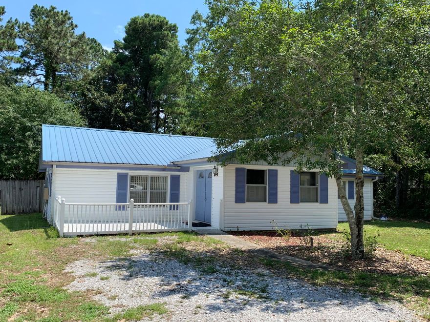 Location! Location! This nice 3/2 features a spacious kitchen with appliances including brand new refrigerator, counter top microwave (not warranted), Indoor laundry room, Master suite with double vanity also double sinks in guest bathroom. Large yard includes a storage shed with power. Whole house generator (not warranted) for unexpected power outages but tenant must provide the propane gas if needed for use. Owner will consider a small dog but no cats. Any dog has to be current on shots, spayed or neutered & housebroken NO PUPPIES. NO smoking. Conveniently located to EOD school, Mid-bay bridge and the sparkling Gulf of Mexico. Any person 18 years old or older must complete separate applications. Tenants required to carry renter's liability insurance while occupying the property