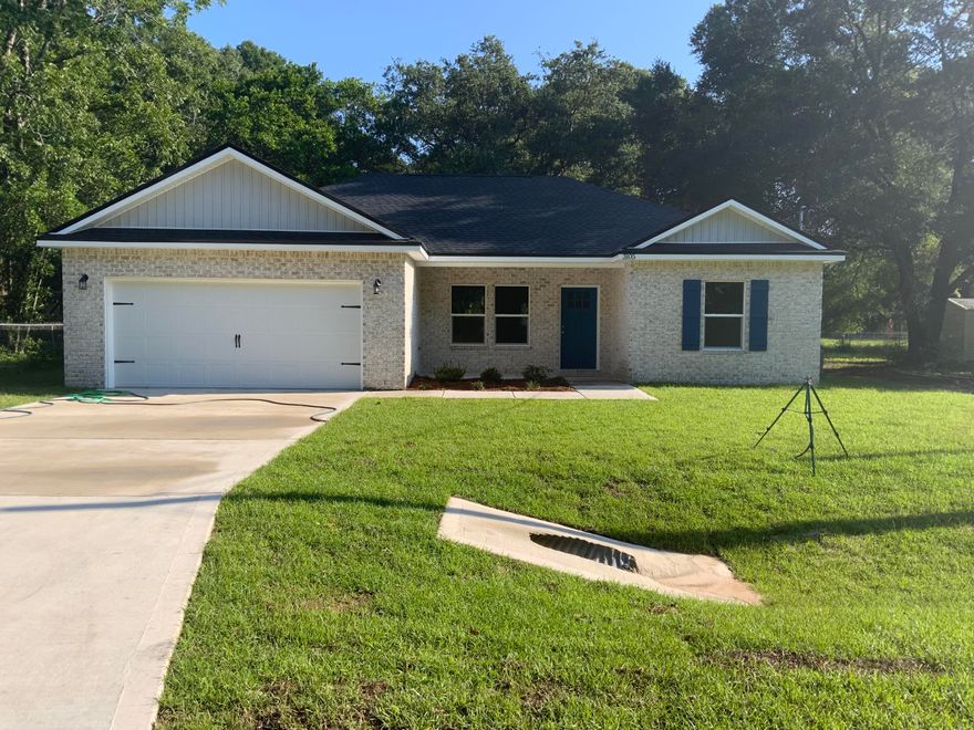 MID TOWN LOCATION for this brand new home! MIGHTY features like all brick, cozy front porch and rear patio, open great/dining/kitchen area with white shaker cabinets, pantry, stainless steel appliances, quartz or granite countertops (everywhere), work island with bar seating and Luxury vinyl plank flooring in common areas.  Split bedroom floor plan with owners suite/bath featuring double vanities, walk-in closet, shower only.  Great laundry room and two-car-garage.  Early-late June-early July completion date.  Buyer to satisfy themselves to any and all information deemed important.