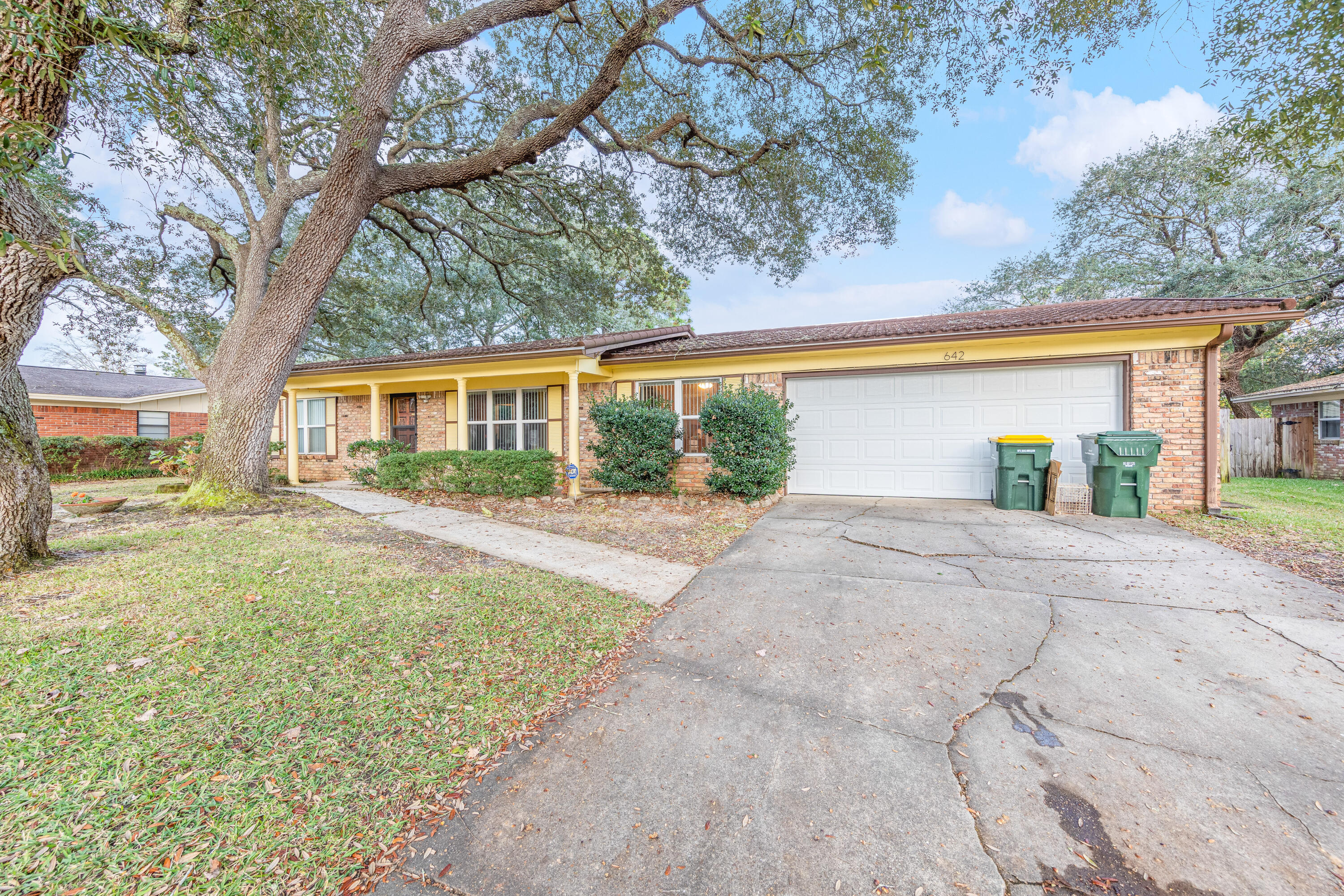 Wonderful Pool home in sought after Kenwood Subdivision. This 3 bedroom 2 bath home makes a great family home. A great back yard adds to the family enjoyment with a pool and diving board, playset, and storage shed. Located close to wonderful schools such as Kenwood Elementary school, Pryor Middle school, and Choctawhatchee High School. This well maintained home is also just down the road from Fort Walton Beach Municipal Golf course and Mooney park with 6 Pickleball Courts, 1 tennis court, playground area, and picnic area. Boasting a beautifully updated kitchen that is open to the family room this home also features a separate front living room and dining room. The master bathroom was updated and expanded into a large tranquil spa like bathroom with a large separate shower and big jetted tu
