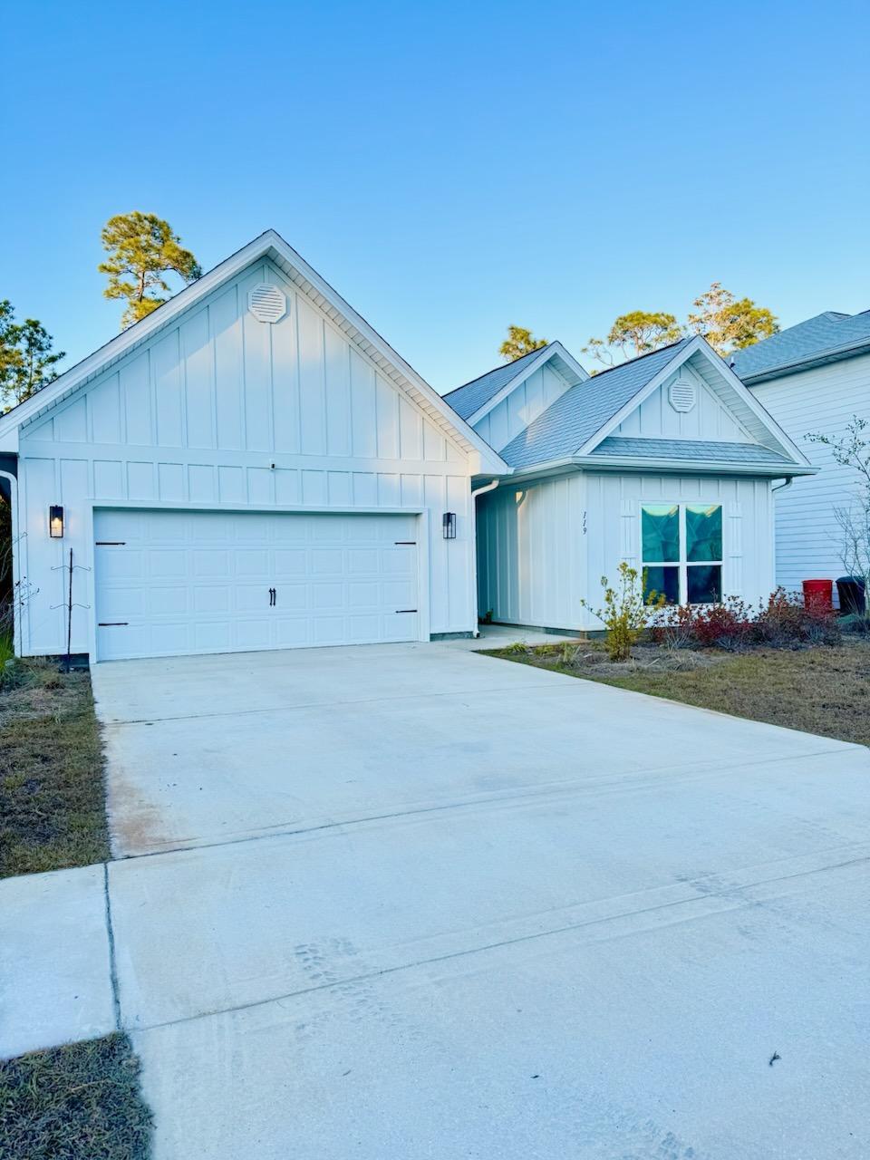 Beautiful 5 bedroom, 3 full bath, one story house, with two car garage for rent. $3,500 per month with yearly lease.. Conveniently located by intersection of 30A and Hwy 98 in North Santa Rosa Beach. Sea Drift is a nice quiet neighborhood that is close to schools, hospital, Walmart, 30A, restaurants, and more. Split bedroom floorplan, 9' ceilings, granite countertops, & stainless appliaces.  Small pet will be considered with $300 non-refundable deposit. One year lease required. First month rent ($3500) plus deposit ($3,500) needed prior to move in. Tenant responsible for all utilities and yard maintenance.