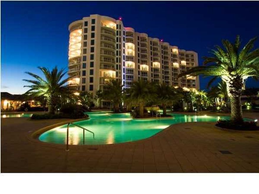 *** INVESTOR CLOSEOUT *** Ground floor, furnished unit at The Palms of Destin! One full bedroom, one bunk room and two full baths. Kitchen features granite countertops and maple cabinetry. THIS UNIT SOLD FOR JUST OVER $370,000 IN 2007! Amenities at The Palms are first class. They include an expansive 11,000 SF lagoon pool with waterfall and spa, children's pool, playground and splash pool, lighted tennis and basketball courts, first class fitness center, seasonal shuttle service to the beach, and covered protected parking. Also on site is Sago Restaurant, Royal Palm Spa, conference center, social space, and reception desk. In addition to the usual services, the association fees include all utilities for the condo: Electricity, satellite TV, internet connection and local phone service.
