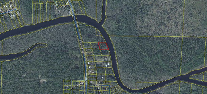 It is not often that you will find TWO ACRES available on Black Creek. Lots are accessed by Easement but you do have 200 feet of waterfront for under $100,000! Don't let this opportunity to invest pass you by!