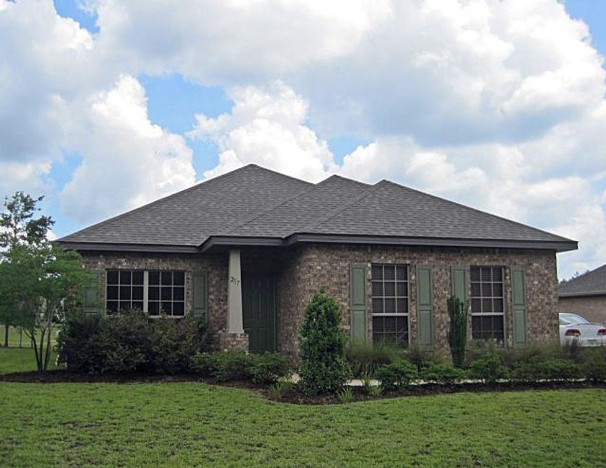 Beautiful and well maintained home in the Gardens neighborhood at Hammock Bay. 3 bedrooms, 2 full baths with an office/study. Kitchen features granite counter tops and an island. Tile in the foyer and all wet areas. Carpet in the bedrooms. Covered back porch with a peaceful view of the pond. Lawn pump sprinkler system for easy care landscaping. Side entry double garage. Seller will pay up to $4000 in Buyers closing costs with a full price offer!