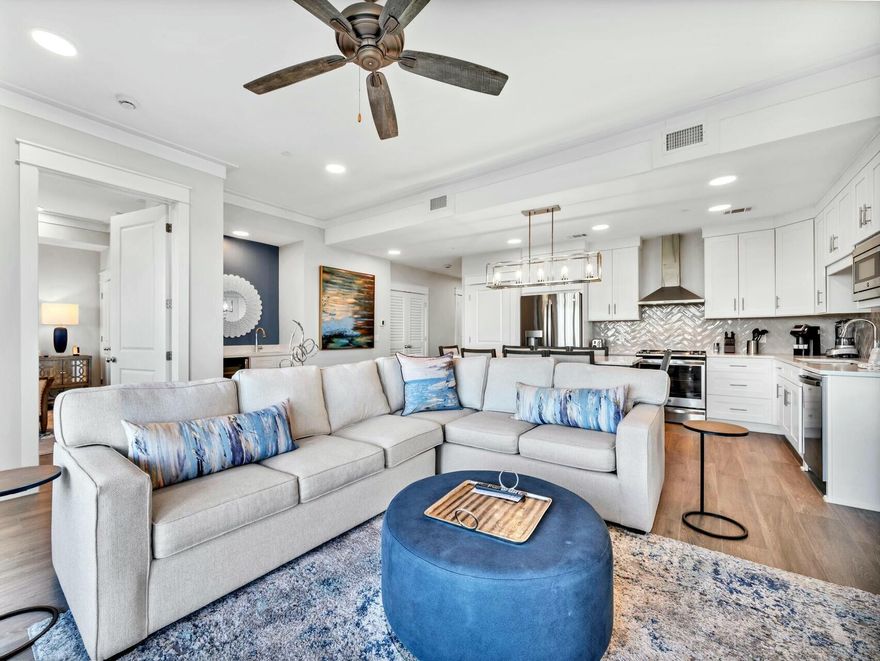 3 Bedroom 3 Bath End Unit with Bunk area-Parkside at Henderson Beach Resort!  Elegant resort living in the heart of Destin, Florida that is as unique as it is beautiful. Amazing mile and half views of the Gulf! Sunsets to write home about!  Parkside offers a resort living getaway that is everything you've ever wanted and yet, is like nothing you've ever seen. The Residence features 10 ft ceilings, high-end fixtures and appliances, quartz counter tops, solid core doors, and all of the premium finishes you would expect from a resort property. Covered assigned parking space, impact-rated doors and windows. Multiple pools, private beach access, and numerous dining options. You can park your carand never leave! Fabulous location in the heart of Destin! Just steps to the beach, short distance to the bay or harbor for boating and fishing. Lovely boutiques are near, and walking distance to other local restaurants. The Resort with its fitness rooms, luxurious spa, and wonderful first class atmosphere is the place to go for relaxation and family fun! Enjoy your dream today!