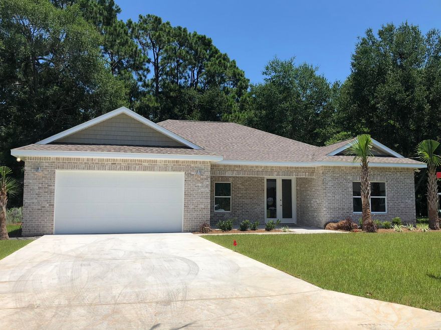 Beautiful, brand new, custom built house in the most desired neighborhood of Elliott Point in Fort Walton Beach! Walk to one of the nicest parks in our area, Ferry Park! Ride your golf cart to downtown to restaurants and live concerts! Ride your golf cart to uptown station to eat dinner or get ice cream! Ride your golf cart to watch the fireworks or go play in the bay! This split plan 4 bedroom, 2 bath home is all brick with a large front and back porch, custom tile showers, WiFi controlled thermostat and irrigation system, gas fireplace with built-ins, and an open concept living area! Come see this custom new home in the this beautiful neighborhood! Listing agent is related to the seller.