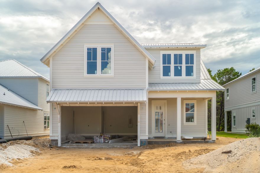 Brand new construction in Frangista Beach by premier builder, Huff Homes of Florida. This coastal cottage will boast quality & comfort that Huff Homes is known for. A few interior amenities include hardwood floors in main areas, kitchen island, Bosch appliance package, quartz counter tops through out, & coastal trim details. In addition to the 4 Bedrooms & 4 Baths there is a first floor study, 2nd floor sitting / bonus area & screened back porch. Home has deeded beach access at both Hollywood & Miami St as well as access to community pool. Buy today & have the chance to customize your finishes!
