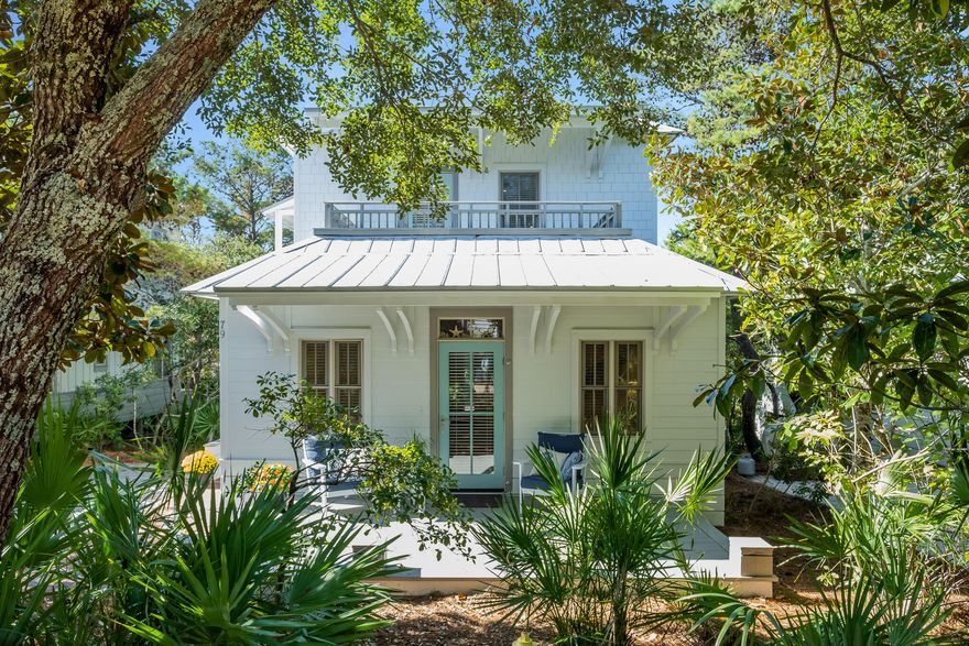 This beautiful Florida cottage has everything you are looking for! Walking distance to the beach in the heart of 30A, nestled between The Hub at Watersound and all of the dining, shopping, and entertainment in Alys Beach, Seacrest and Rosemary. The home features three spacious bedrooms with en suite baths, a bunk area for extra sleeping space, an open floor plan kitchen, living, and dining area that makes it easy for groups to spend quality time together, and ample balcony and porch space for enjoying our outstanding Florida weather. The fabulous community pool is a short stroll away, and our white sand shores are less than a quarter mile walk! Even given its prime location, it feels like an oasis at the beach thanks to the lush magnolia, oak, and pine trees throughout Magnolia Cottages.
