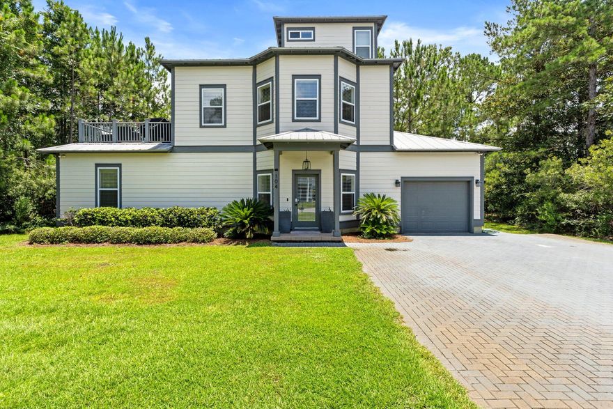SPACIOUS HOME  RESORT-STYLE POOL  TWO INDOOR LIVING AREAS  MULTIPLE HANGOUT SPOTS  SLEEPS 12+Perfect for making memories AND investment dollars! Talk to your CPA about how you can save THOUSANDS on your taxes with a cost segregation study.---INTERIOR FEATURES--- FIRST FLOOR: * 3 BR/2 BA + wet bar * 1-car garage for bikes and beach gear * Covered back porch, very private * Nature views SECOND FLOOR: * 1 BR/1 BA --En-suite bath has double vanities, garden tub, separate shower * Kitchen fitted with stainless appliances * Dining seating for 6 + 4 at the bar * Balcony with grill and outdoor seating * Ceiling fans throughout THIRD FLOOR:* Bunk bedroom with en-suite bath and owner's closet ---EXTERIOR FEATURES--- 
* Gated community 
* Safe, neighborhood feel 
* Plenty of parking for cars and a golf cart
* Surrounded by nature 
* Large lot! 
* Outdoor shower