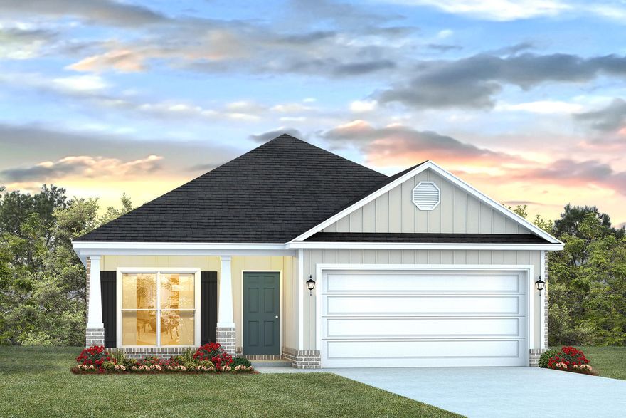 Builder will pay all Closing Costs, ask us about our current rates!Marlin Place Community offers community pool, pavilion, sand volleyball ct., cornhole area & streetlights. The Oakley Floor plan is truly a one of a kind! Large front and back porch to enjoy the beautiful Florida weather. Coming in the front of the home you have a formal dining room, or you can always use it as a study! Then you have a HUGE open kitchen that flows into the family room and is great for family gatherings & entertaining. Down the hall are two additional bedrooms with the laundry room and the additional bathroom. A spacious primary bedroom opens to the beautiful bathroom offering a double stone countertop vanity, a garden tub, a separate shower and a huge walk-in closet.