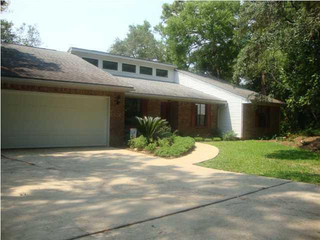 This large home located on a quiet culdesac in Rocky Bayou features a formal living room, dining room, eat in kitchen with a bay window, family room with custom built in poplar shelving, and a wood burning stove. The 4 spacious bedrooms have wall to wall carpet and spacious closets in each. There are two full baths upstairs, and a half bath in the unfinished, 1584 sq. ft walk out basement which is perfect for storage or teenage game room. The back of the house faces a pond and wooded area which can be enjoyed from the spacious multilevel decks. all this plus 2 car garage, security system, and low yard maintenance. Small dogs only upon approval, no cats. Available July 1 for $1750/month. Anyone 18 or over wanting to live in the property must fill out an application and be on the lease.