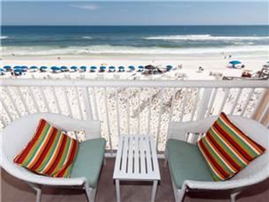 **Back on the market! Buyer financing fell through ** Beautiful completely renovated (a year and a half ago) studio with stunning gulf front views! New appliances, new a/c unit, granite counter tops, furniture and flooring. This unit is located on the 5th floor with outstanding direct gulf front views. Islander has a great pool area, fitness center and on site rental office. All furniture, kitchen appliances and utensils convey, making this unit rental ready and can easily do over 20K/yr. Make your appointment today before it's gone!