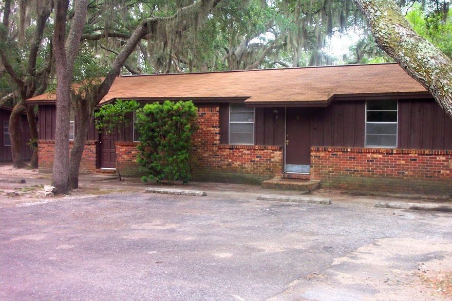 Highest and best due by 5pm Sunday 6/22. Attention all investors! Presenting a charming collection of single-story cottage-style units, in central Fort Walton Beach off Racetrack Rd. The property features 7 units in total: one standalone unit (#B) and 3 duplexes (C, D, E, F, G, H). Currently, four of the seven units are leased, bringing in a steady monthly income of $4,600. With great potential for equity growth, this is an excellent investment opportunity! Unit D is ready to be leased. The duplex that contains units G and H are in need of a major plumbing repair (see documents for estimate).