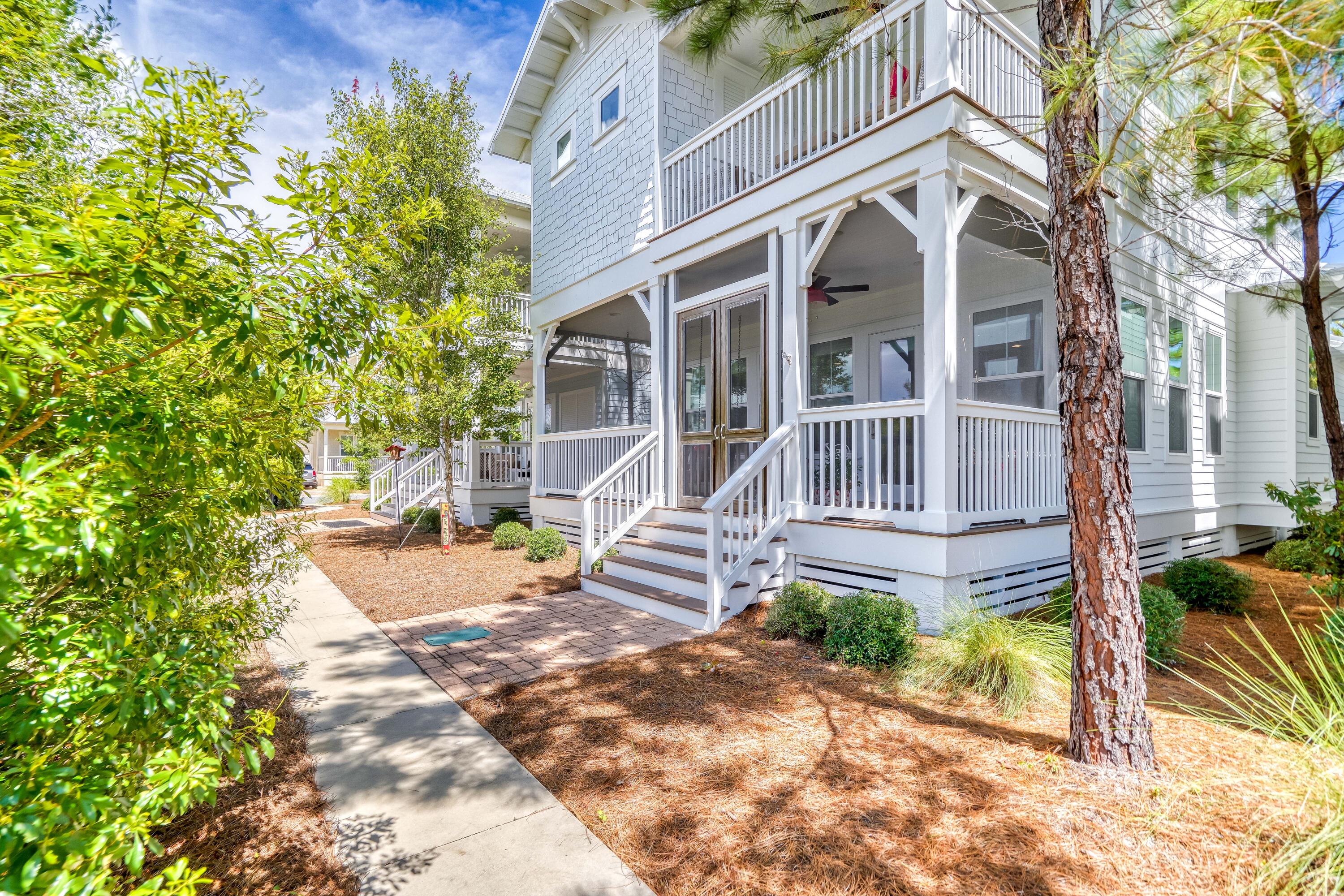 Welcome to NatureWalk at Seagrove, the coveted community popular for being walking distance to the beach, 30A shopping & dining, Seaside, and so much more! Situated along Sunset Pond, this home offers some of the best sunsets within NatureWalk. Bright and airy, the beautiful Wind Song floor plan includes first and second floor master suites for a total of 4 bedrooms, 3.5 baths, a second floor bonus space, 1st & 2nd floor porches and a single car garage. Well maintained, and never before rented this home is a true gem you will want to see. NatureWalk offers something for everyone including a heated lap pool, hot tub, zero entry pool, kids playground, fire pit, grills, a pathway directly to the beach, walking trails, multi purpose courts, & Energy stations throughout the community. Gross rental projections range from 77,000 - 84,000.