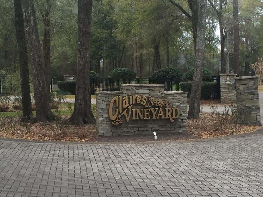 BANK OWNED, CLEARED, and PRICED TO SELL! Here is your chance to own a beautiful .51 Acre level building lot on a cul de sac in one of Crestview's premier gated communities. Claires Vineyard is beautifully landscaped and is loaded with charm and curb appeal. From the majestic oak trees to the meandering walking paths this neighborhood offers privacy in a picturesque setting. The convenient location is close to schools, shopping, post office, library, community center, and an easy commute to the area military bases. The lot is already cleared and READY TO BUILD! Call for more information or to arrange a viewing. Priced to sell!