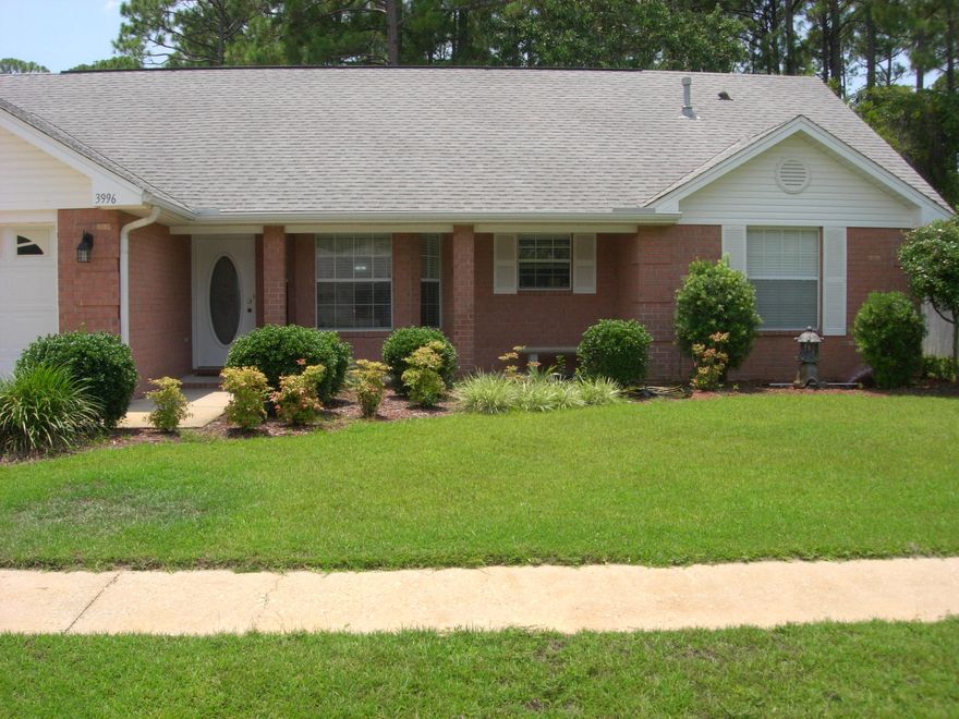 Just what you've been waiting for - 3 bedrooms 2 full baths in the much sought after Hidden Pines subdivision. Walk in to your new home and you will see big open spaces with cathedaral ceilings, open kitchen and dining room with bay window and a split bedroom floor plan. There is a screened-in patio in the back for relaxing and enjoying the quietness of the nature reserve behind the house. This home is all brick, low maintenance and a previous model with having only one owner. A/C, furnace, lawn pump and garage door opener were all new in 2014. At the time of listing this is the lowest priced home in this subdivision.